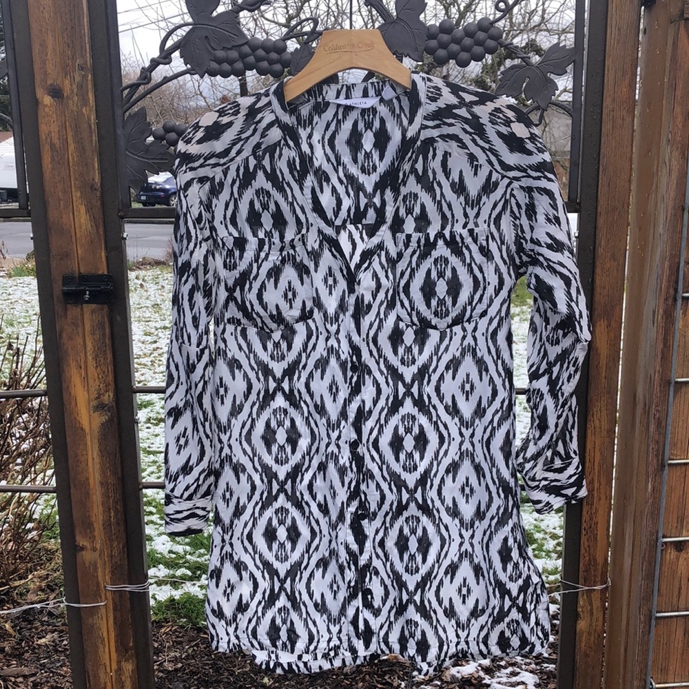 Athleta cotton and silk blend lightweight dress or tunic size XXS